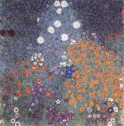 Gustav Klimt, Flower Garden